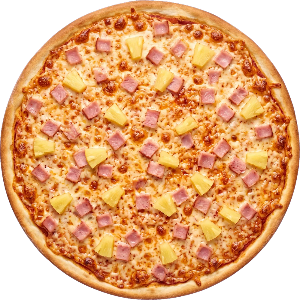 Hawaii med skinka och ananas